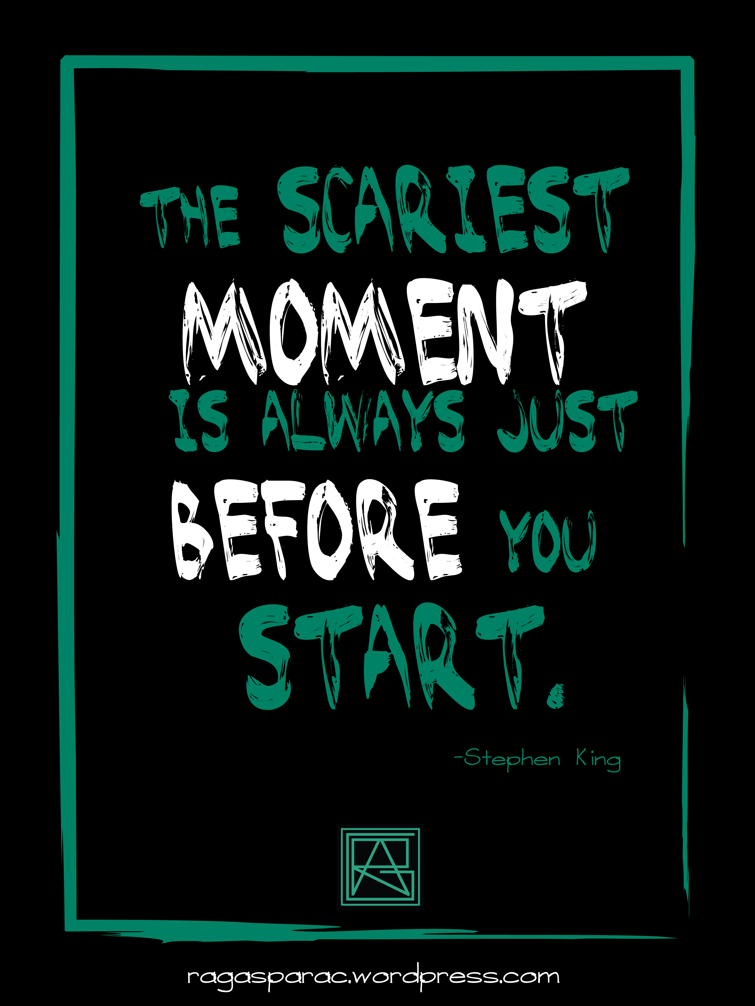 You only fail when you stop trying shareable